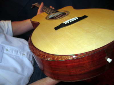 Chakte Kock - Red Heart Striebel Western Gitarre